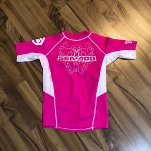 Sea- Doo Protective UV Girls Swim Shirt